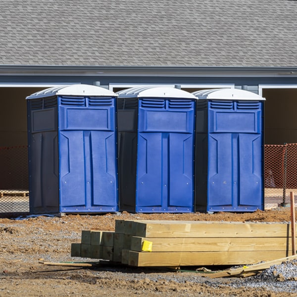 is there a specific order in which to place multiple porta potties in Wheaton MN